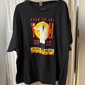 Henry Rollins Tour T-Shirt sz 3XL